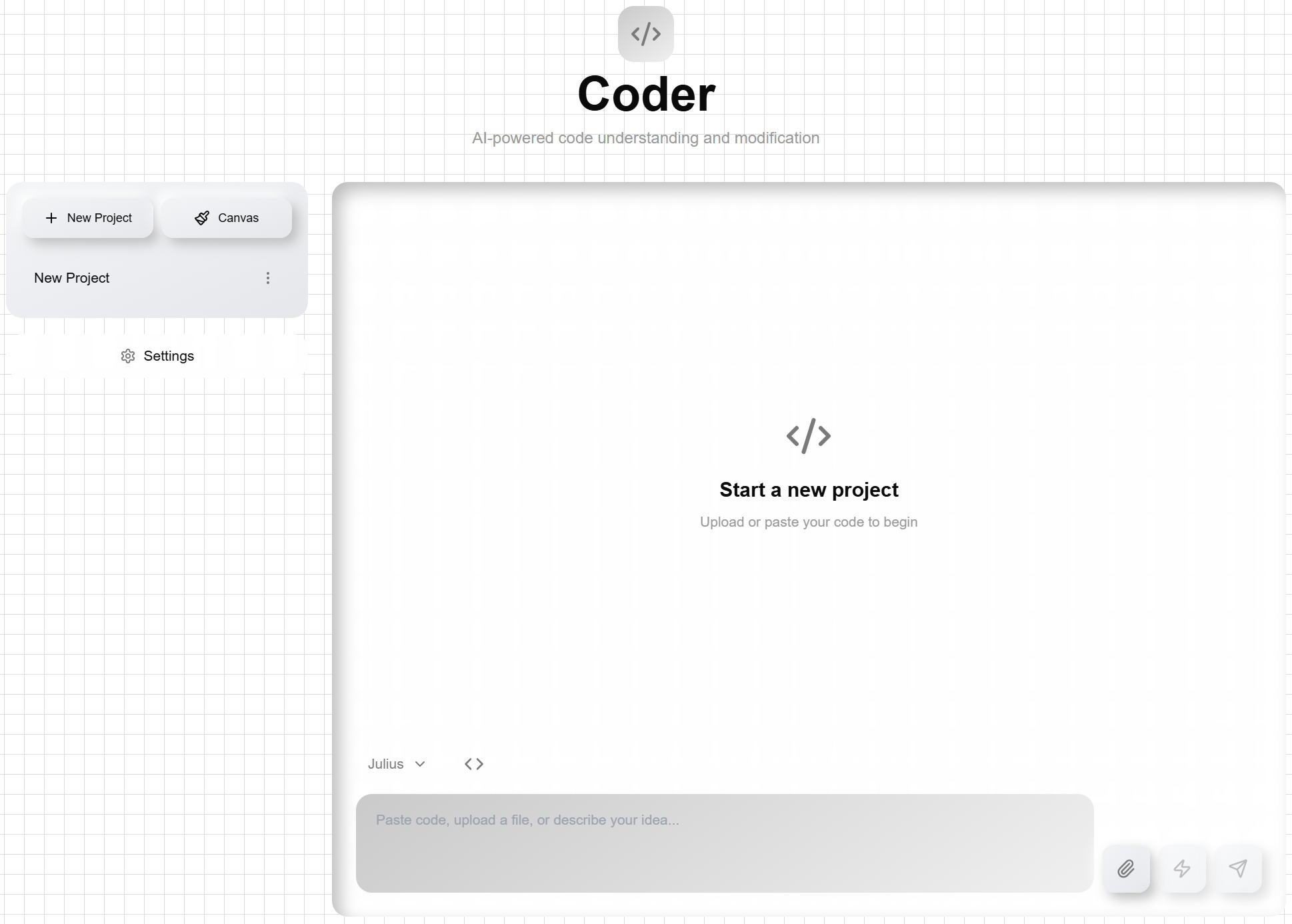 Coder template preview