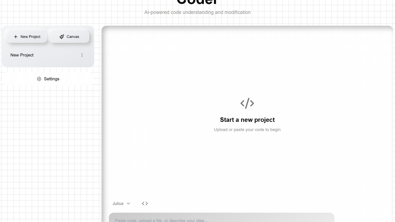 Coder template preview