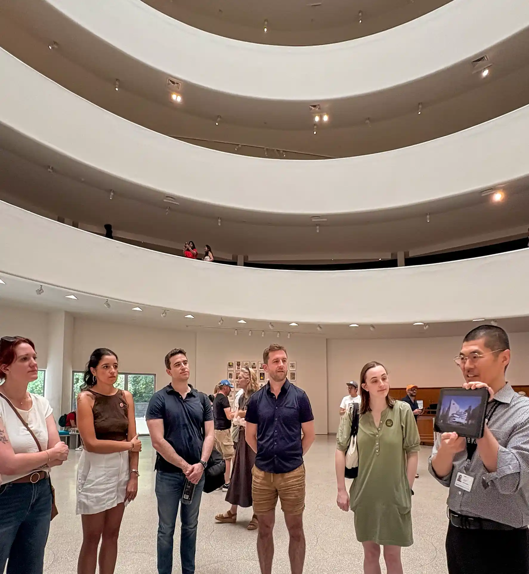 People on a Field Trip at the Guggenheim