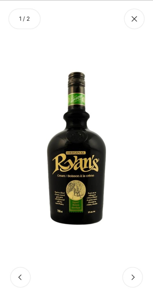 Ryan's Original Irish Style Cream Liqueur