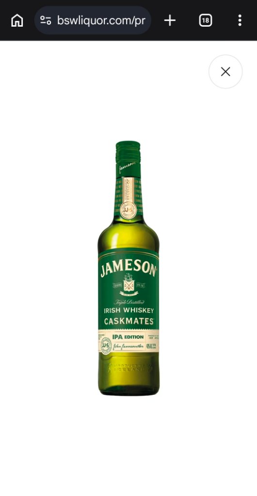 Jameson Caskmates IPA Edition Irish Whiskey