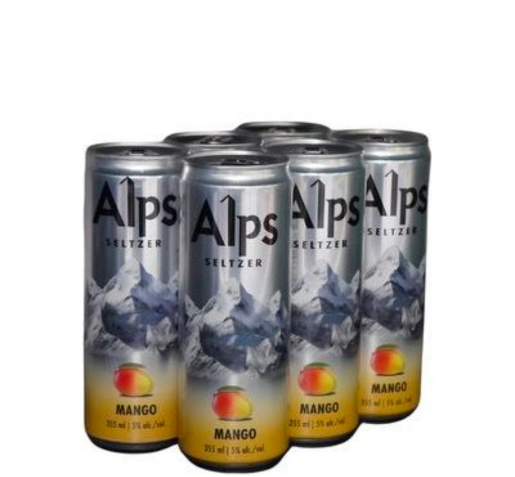 Alps Mango Seltzer 6 Cans
