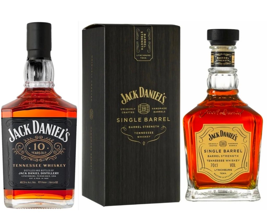 Jack Daniel's 10 Years Old + Single Barrel Barrel Strength Package