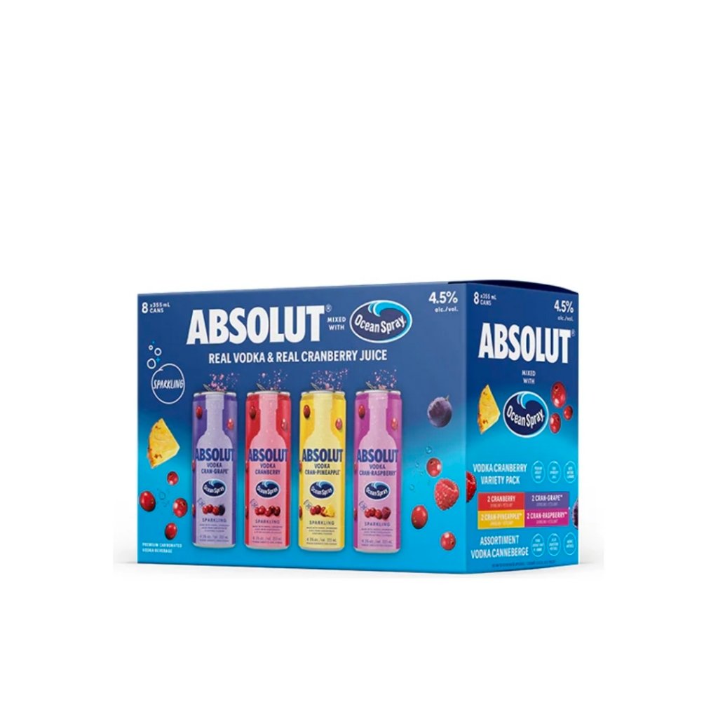 Absolut X Ocean Spray Variety Pack