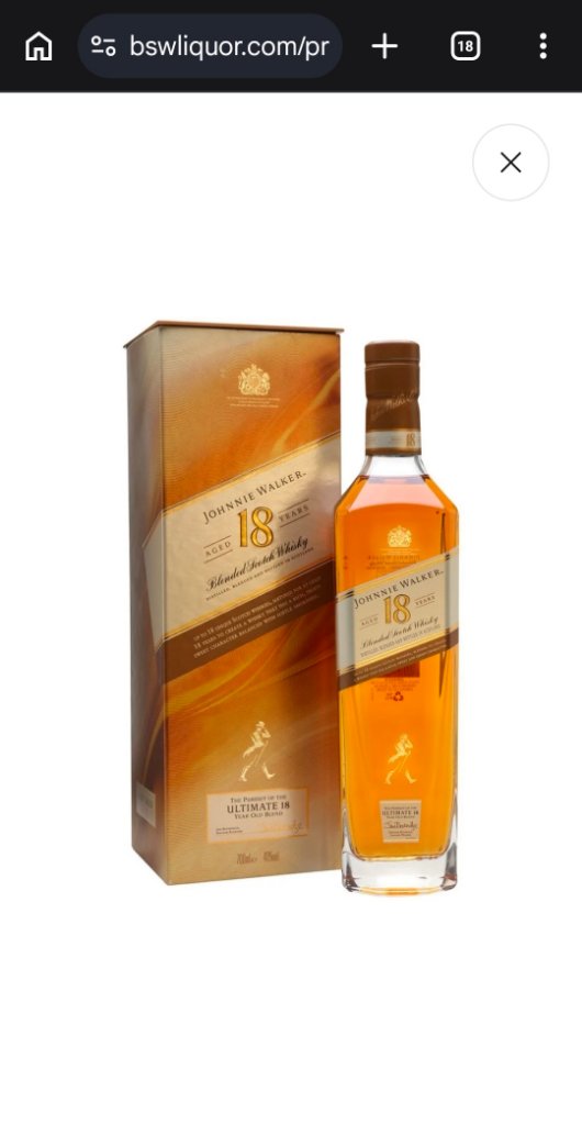 Johnnie Walker 18 Year Old