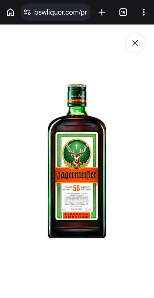 Jagermeister Herbal Liqueur 750ml