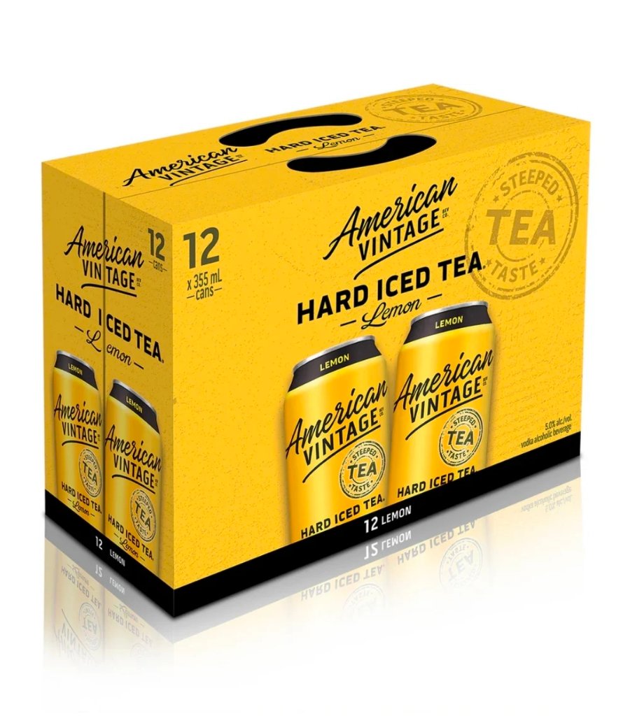 American Vintage Hard Iced Tea Lemon 12 Cans