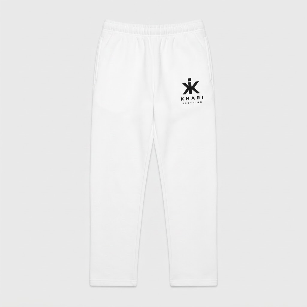 Khari White Sweatpants