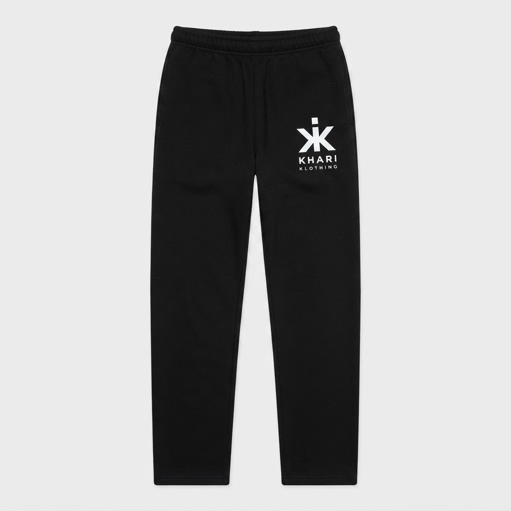 Khari Black Sweatpants