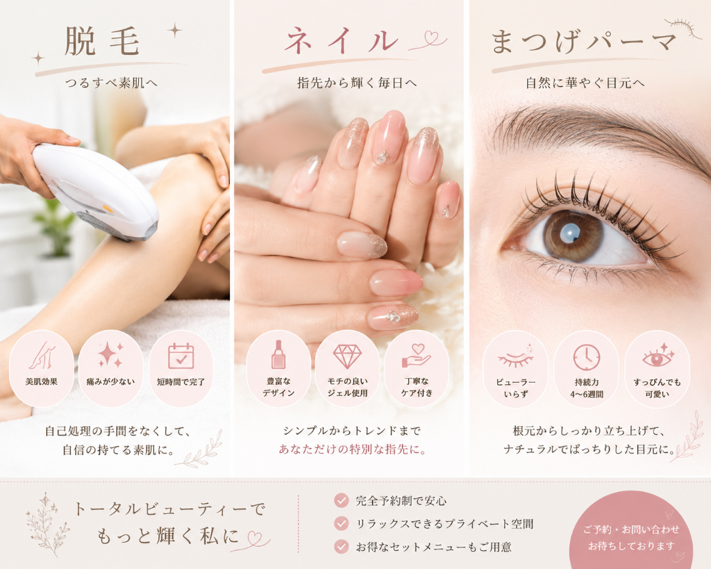 トータルビューティー特典