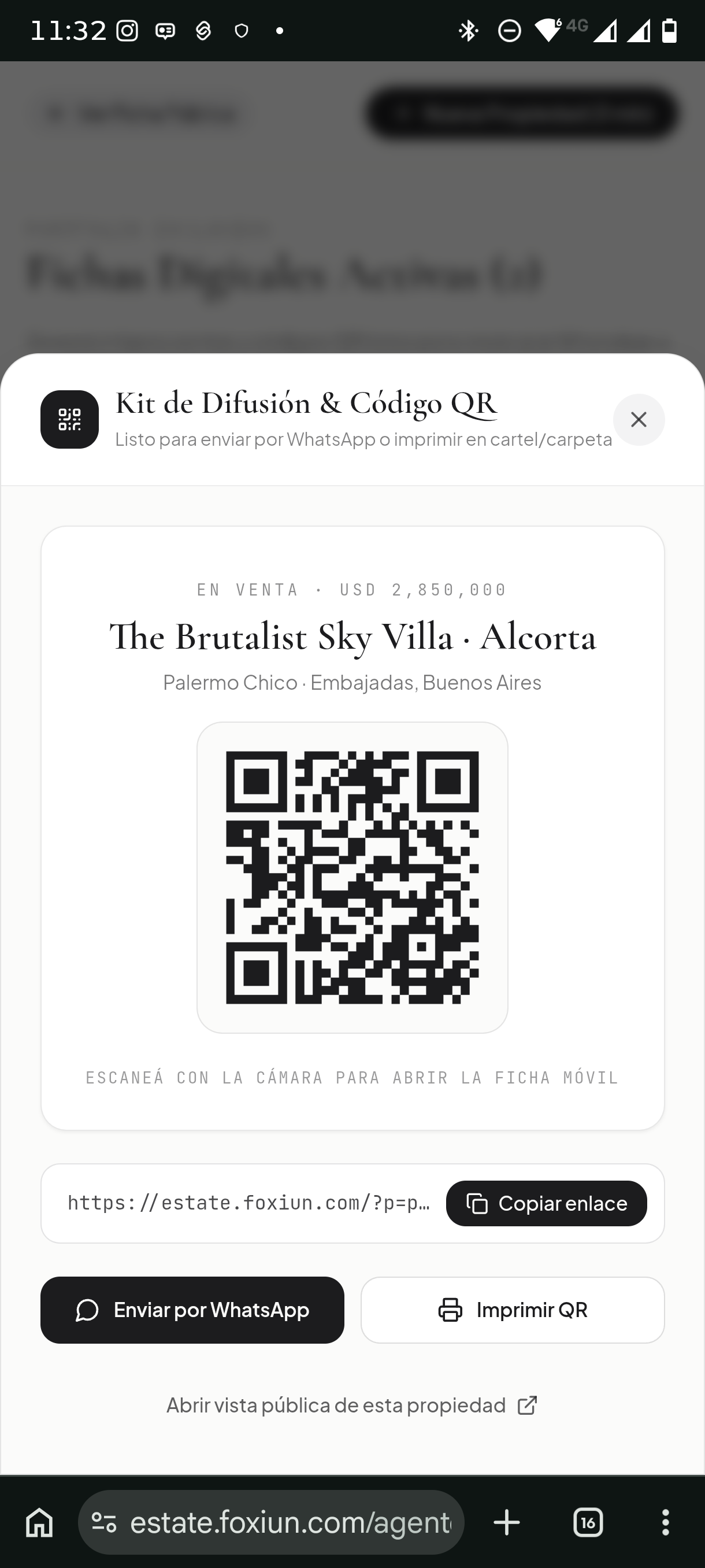 Kit de Difusión & Código QR Imprimible
