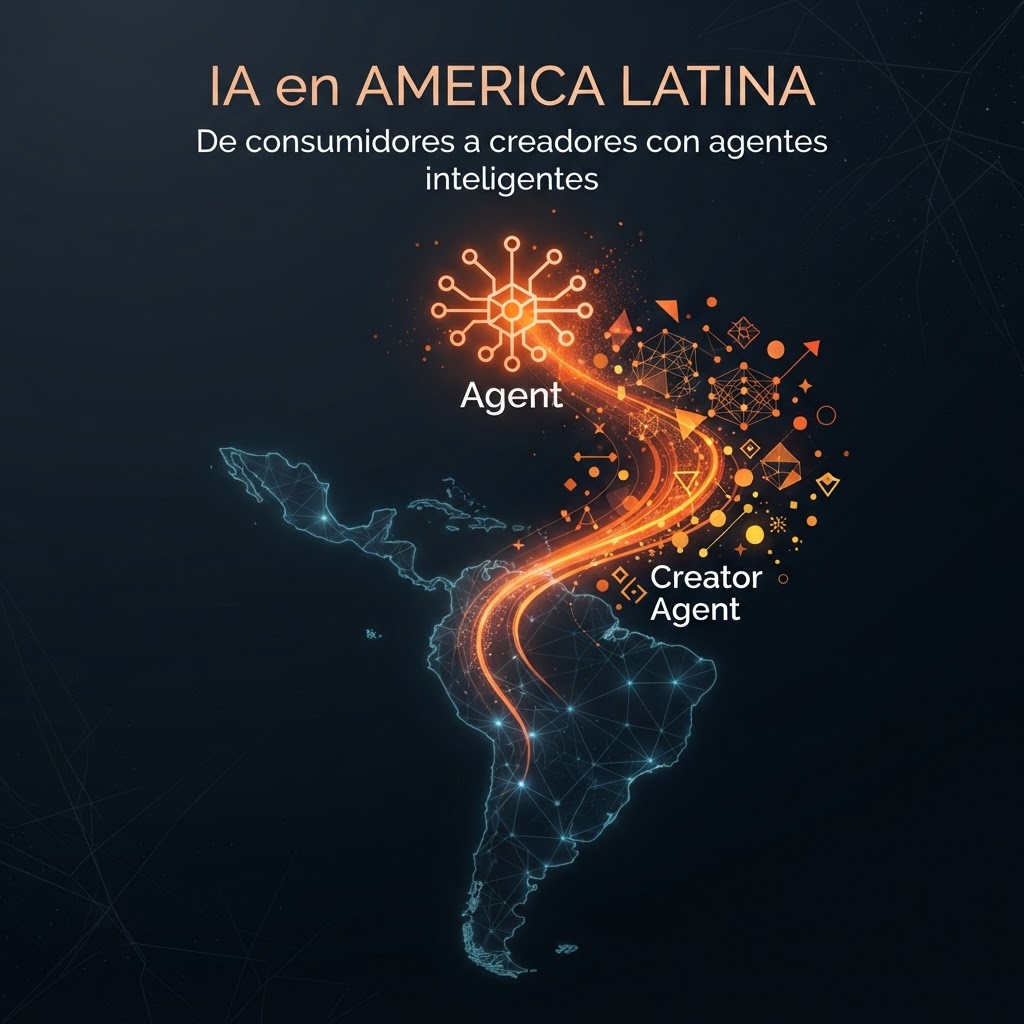 IA en América Latina: De consumidores a creadores con agentes inteligentes