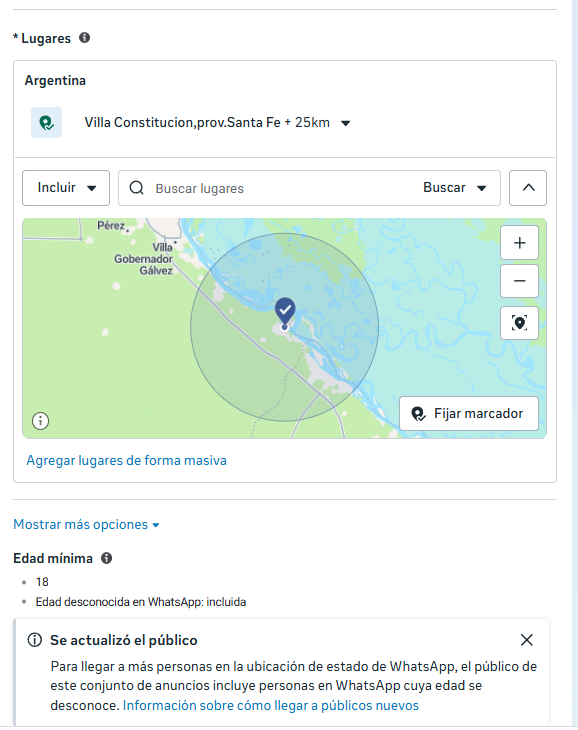 Llegá a tu zona +25km