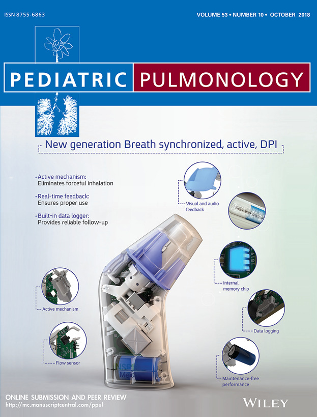 שער כתב העת Pediatric Pulmonology
