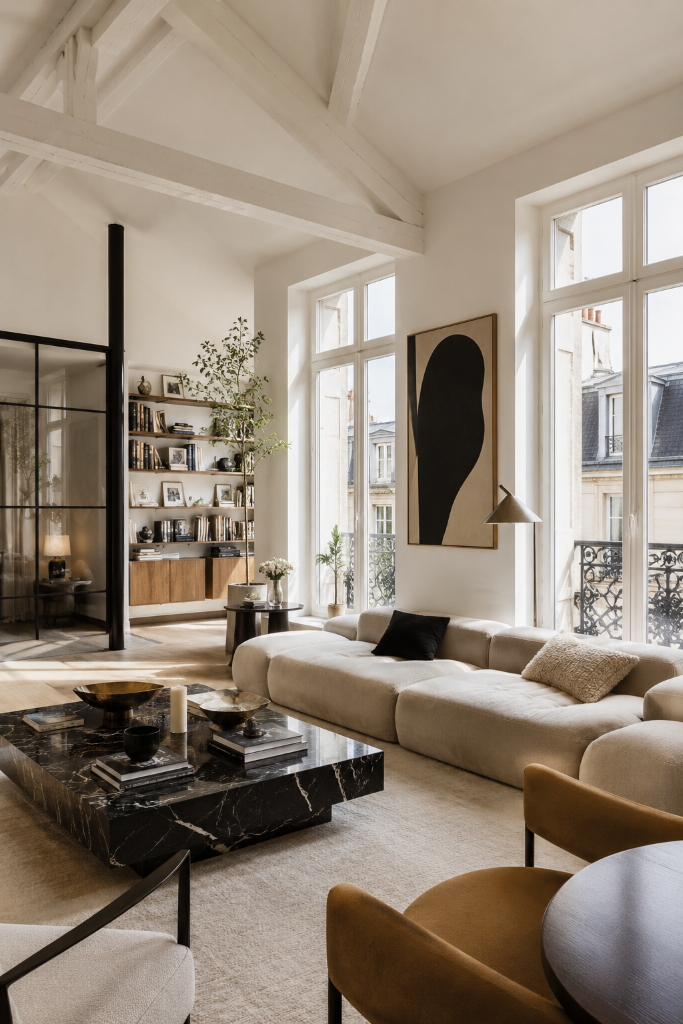 Appartement parisien lumineux