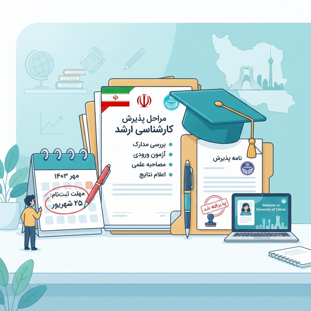 آخرین مهلت انتخاب رشته ارشد ۱۴۰۵