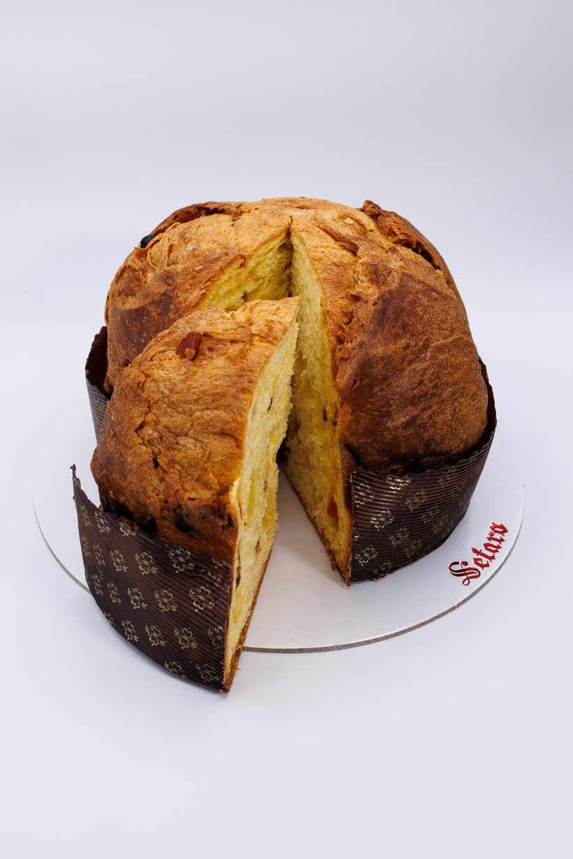 Panettone tagliato