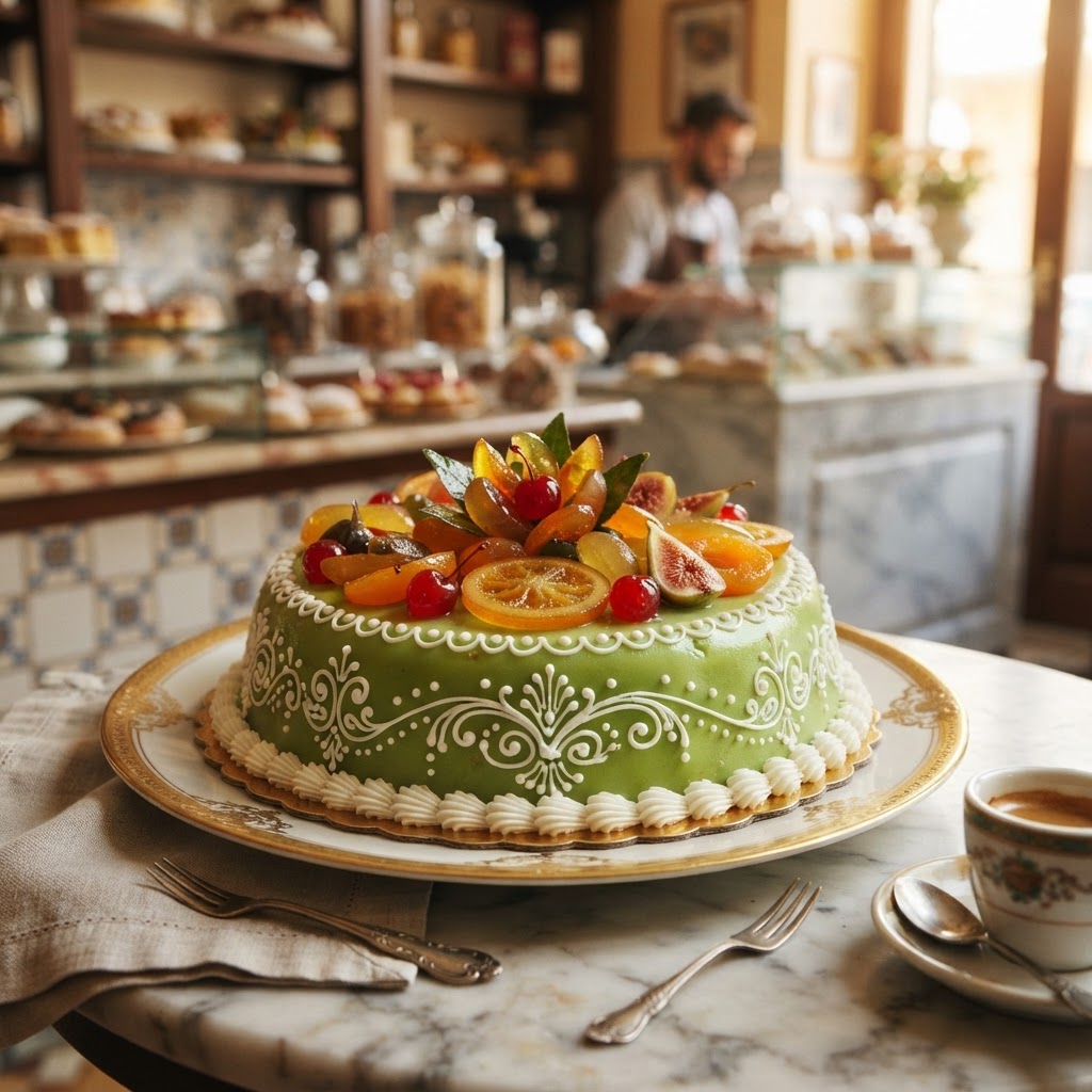 Cassata siciliana artigianale con spedizione a Firenze