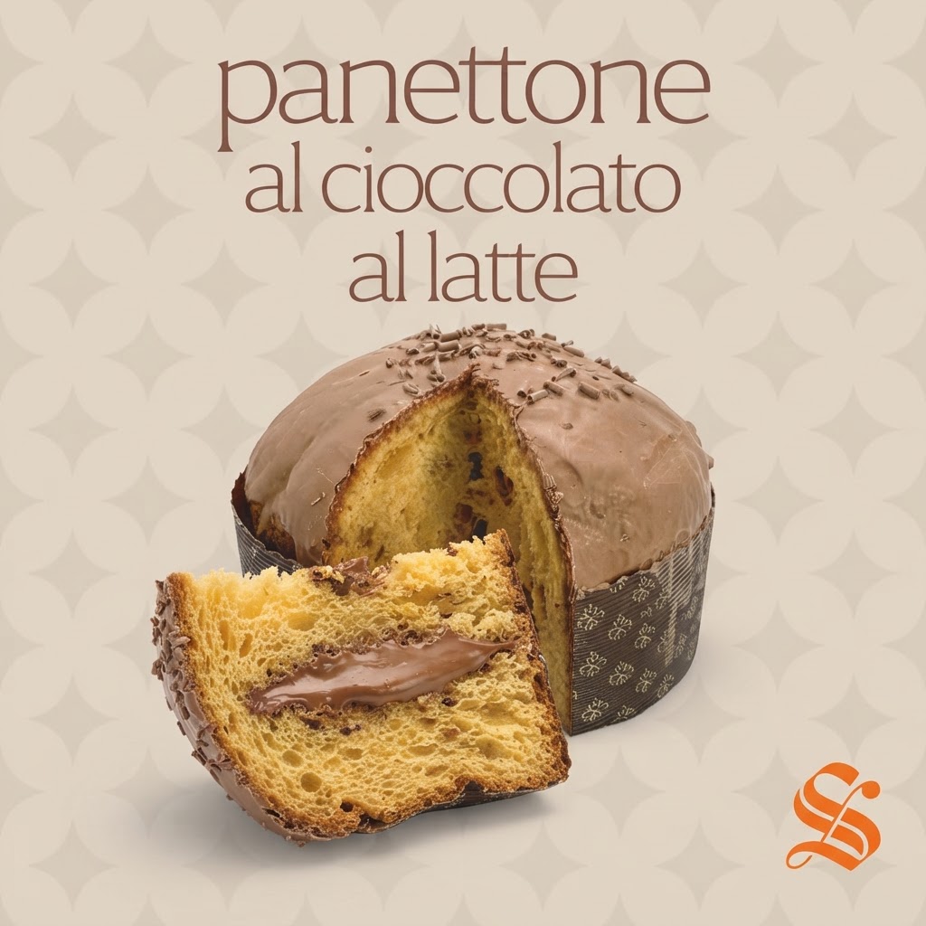 Panettone al cioccolato al latte