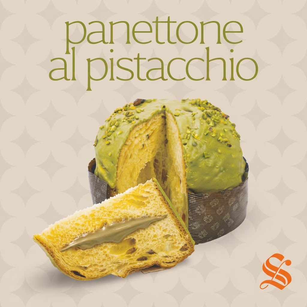 Panettone al pistacchio
