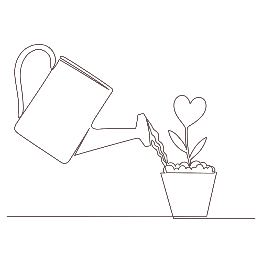 watering plant icon