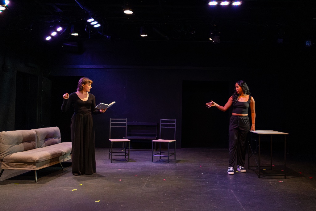 Written by Caryl Churchill
Directed by Thomas Chavira
Lighting Design: Emily Morris
Production Dramaturg: Ava Collyar
Stage Manager: Scarlett Patiño
Dance Choreographer: Miriam Worley
Fight Choreographer: Sydney Bartolome
Photography: Lucas Knapp