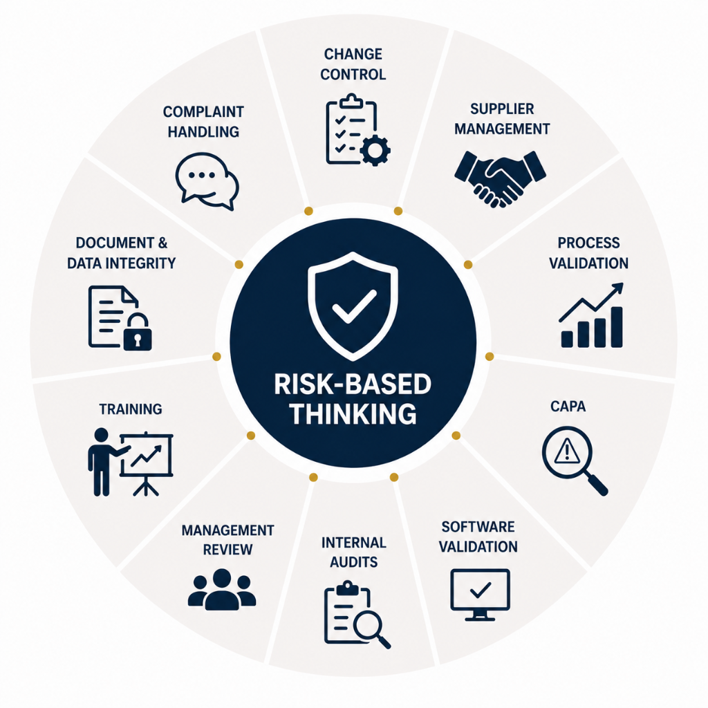 Risk Under FDA's QMSR: 10 Areas Medical Device Companies Should Be Evaluating Right Now