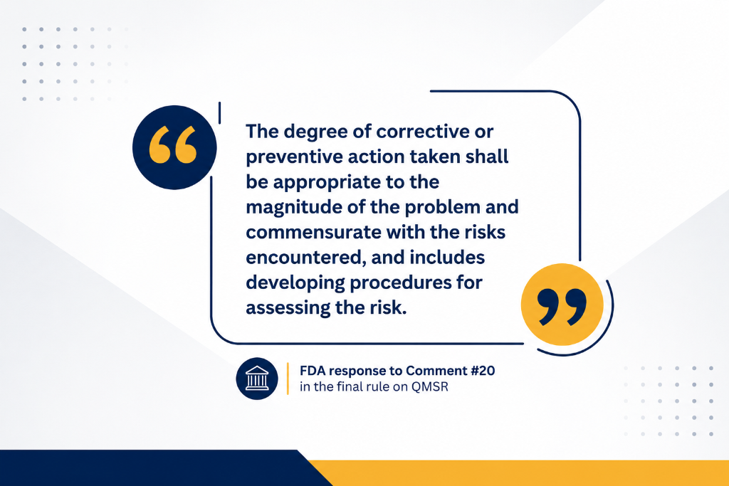 QMSR: Are You Using Risk to Prioritize Work or to Understand Your Quality System?