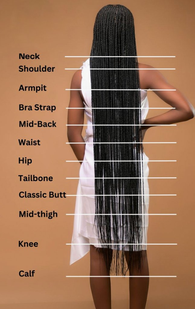 Hair length guide