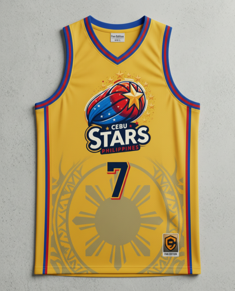 Cebu Stars Adult Jersey (Yellow)
