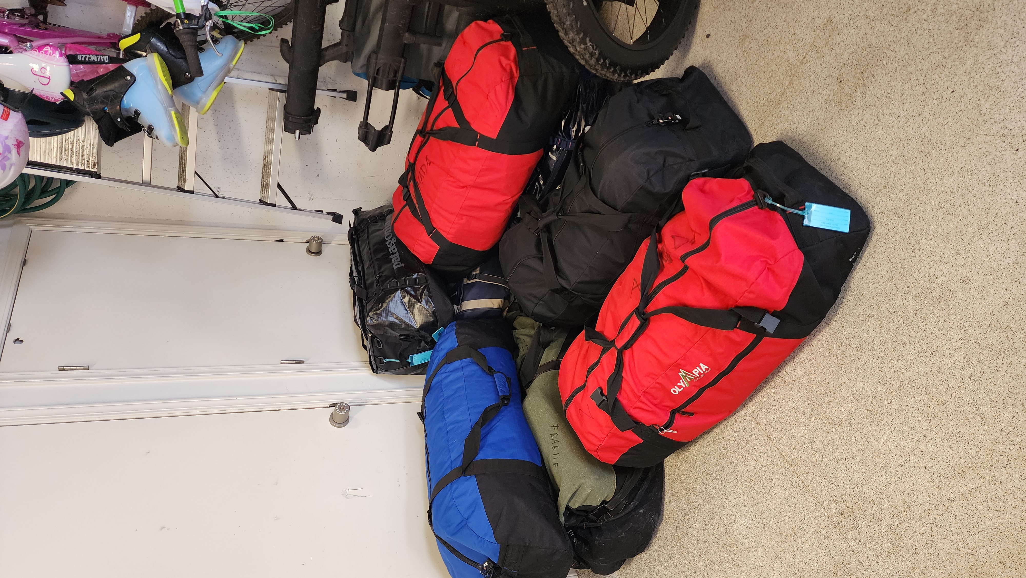 Gear delivered and stored by Valet Ski Storage