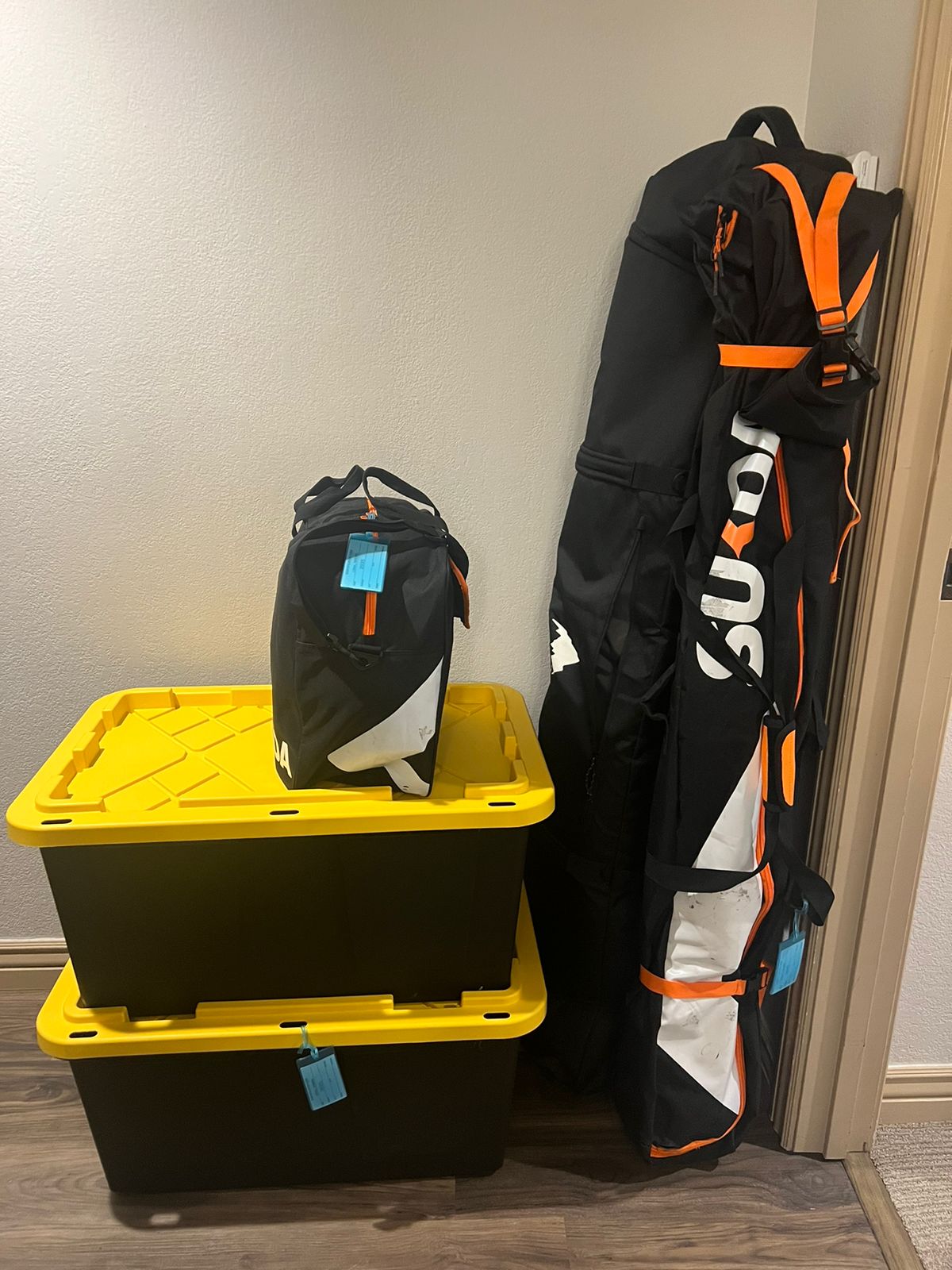 Gear delivered and stored by Valet Ski Storage