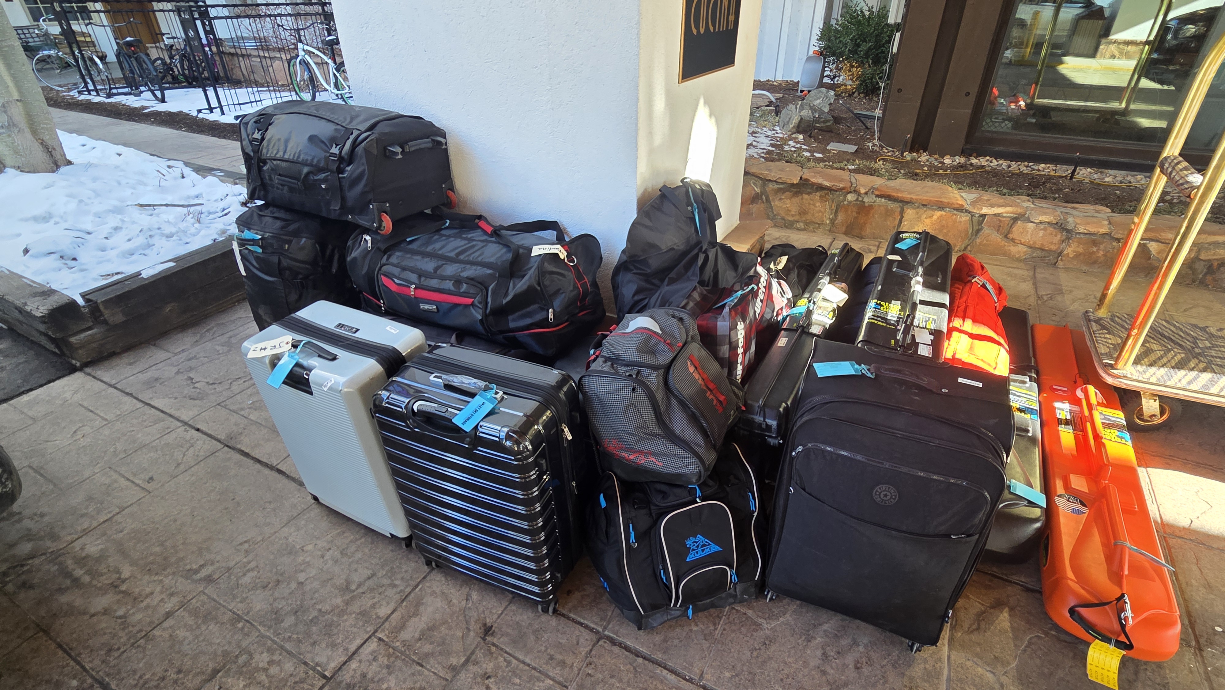 Gear delivered and stored by Valet Ski Storage