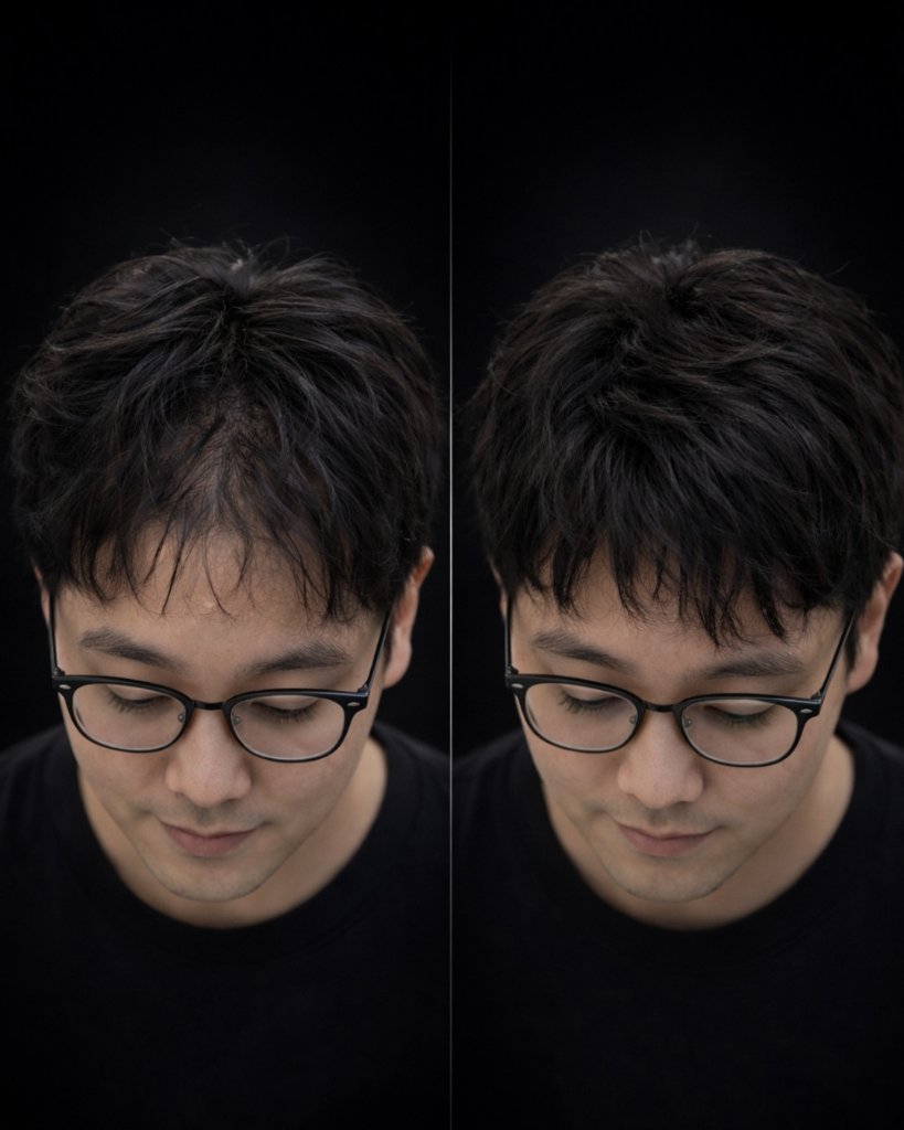男士使用前後效果