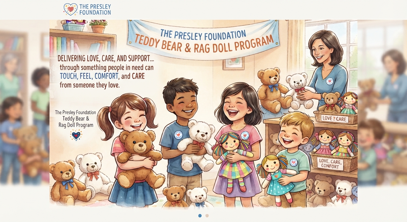 The Presley Foundation Teddy Bear & Rag Doll Program