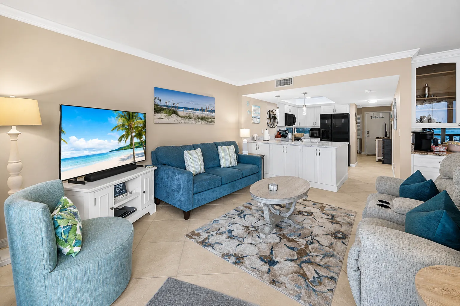 Living room to kitchen