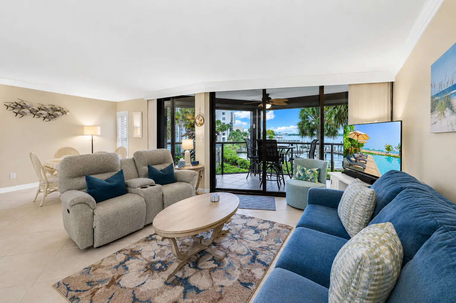 Bright living room