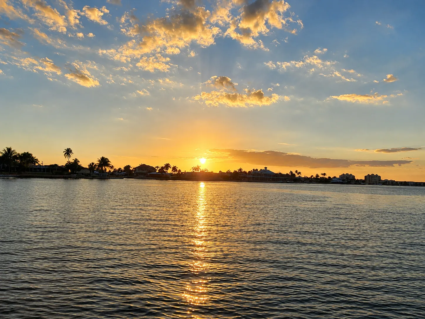 Stunning sunset views