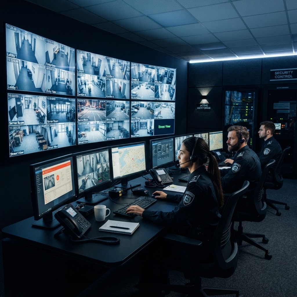 Sala de monitoreo de seguridad