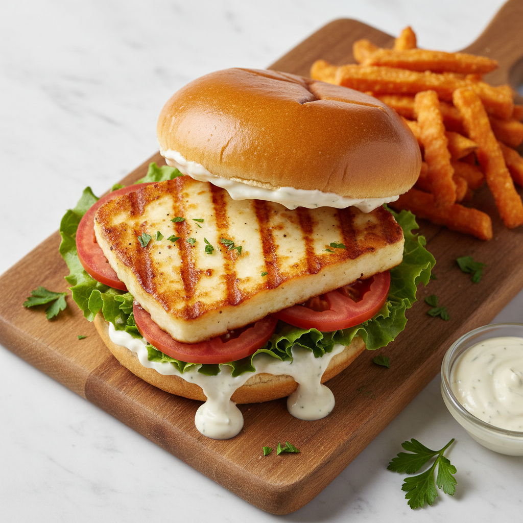 Halloumi Burger