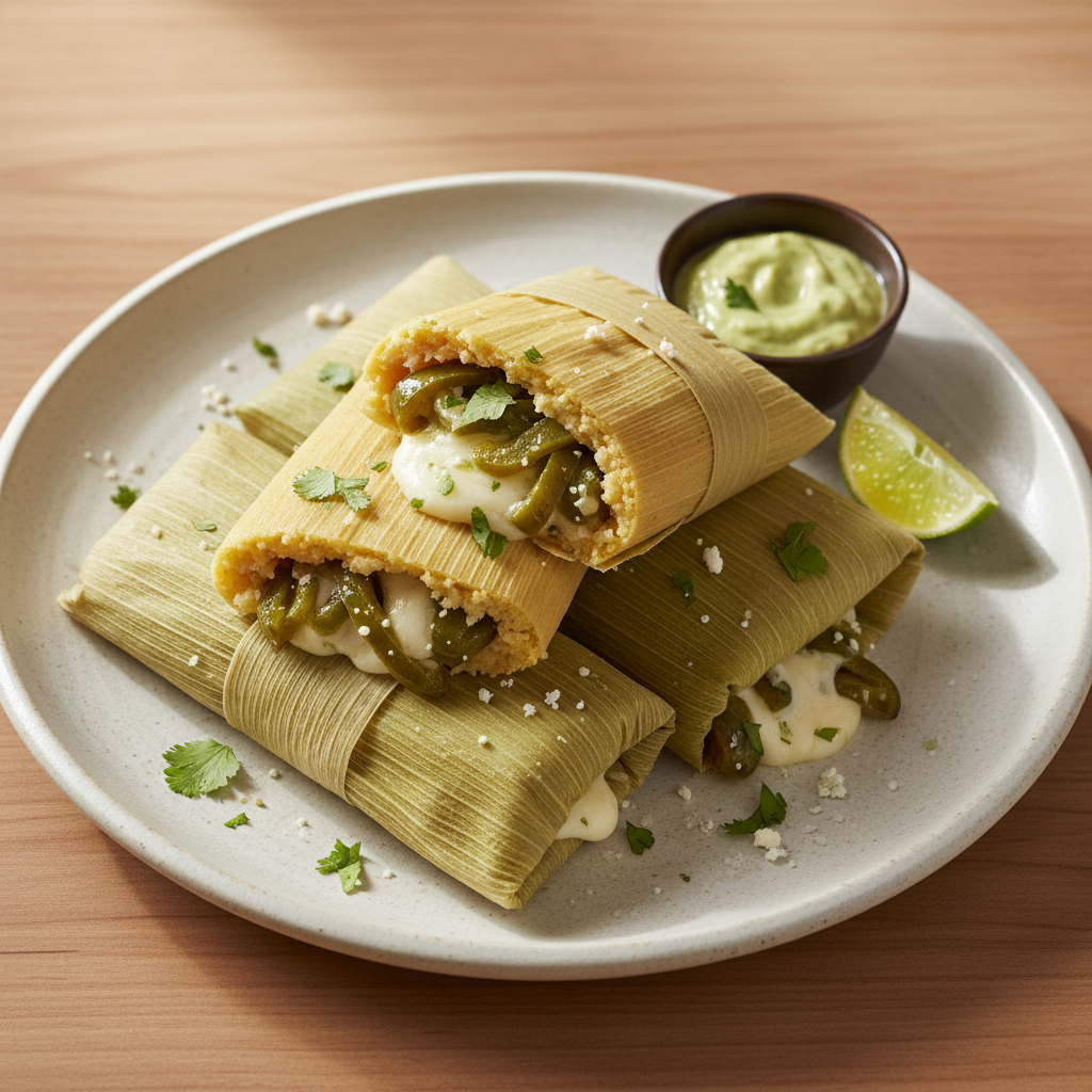 Tamales de Rajas