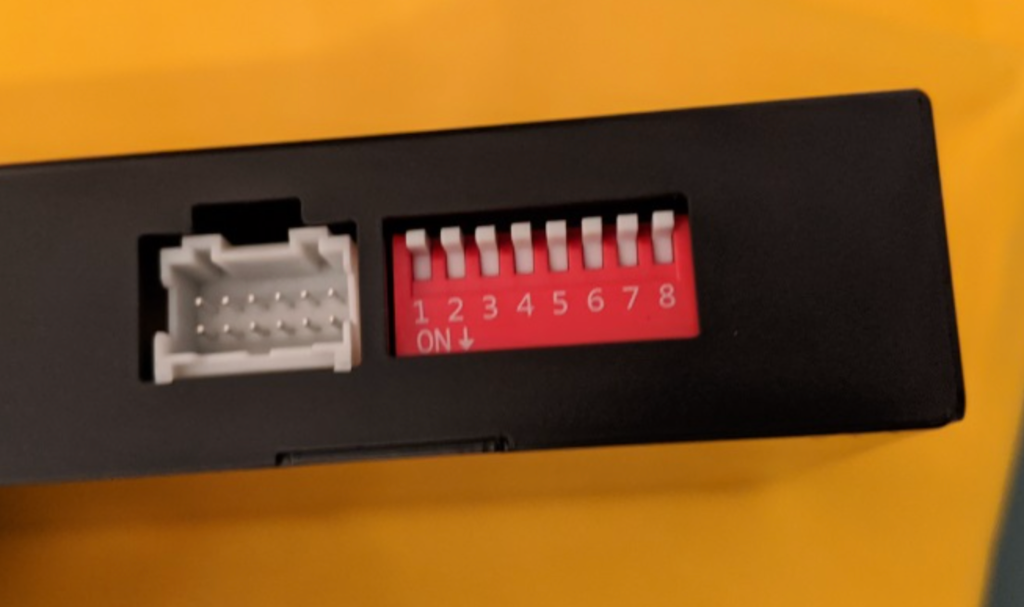 DIP switches on the APEX Module