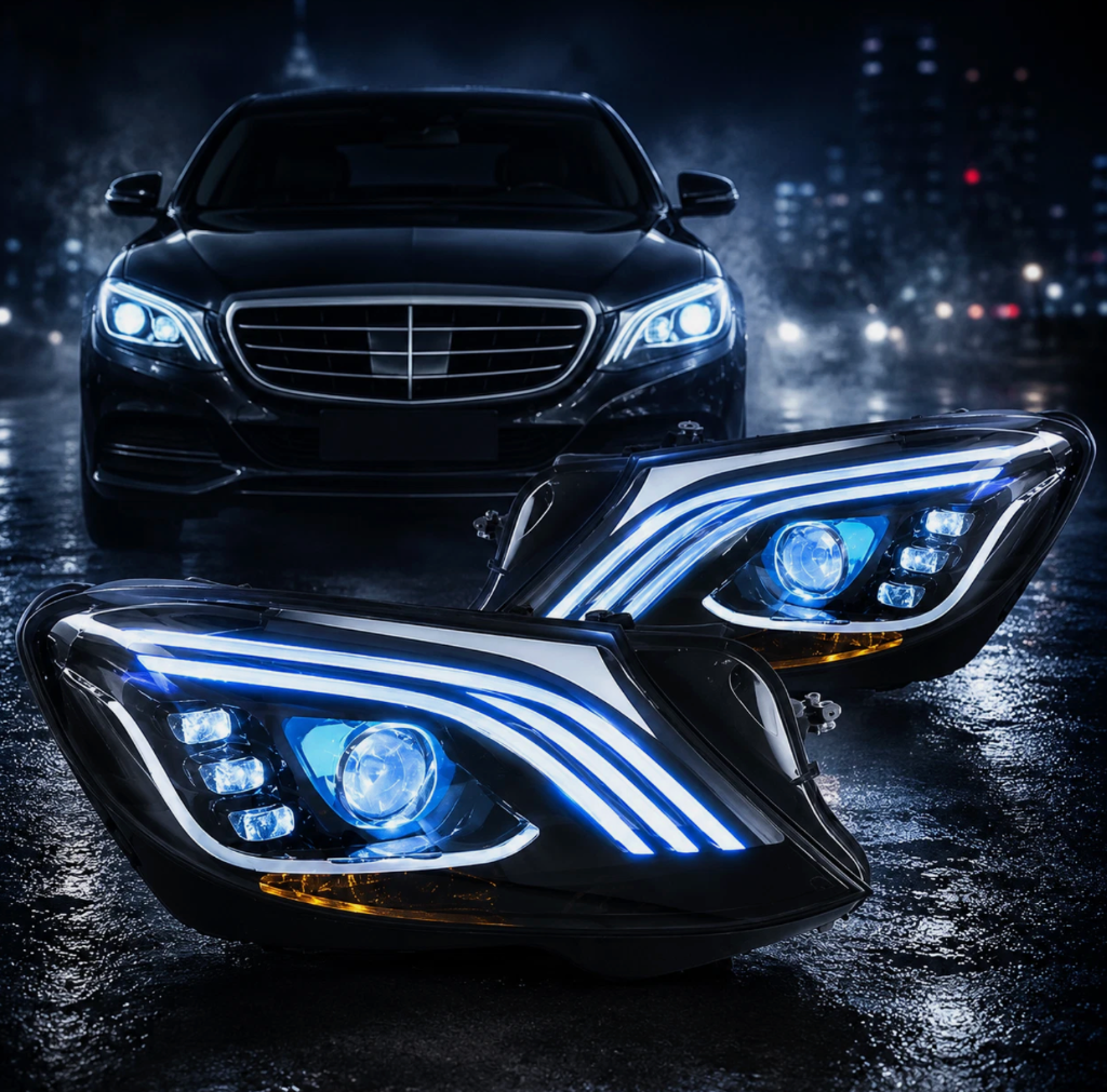 W222 Facelift Headlights 1