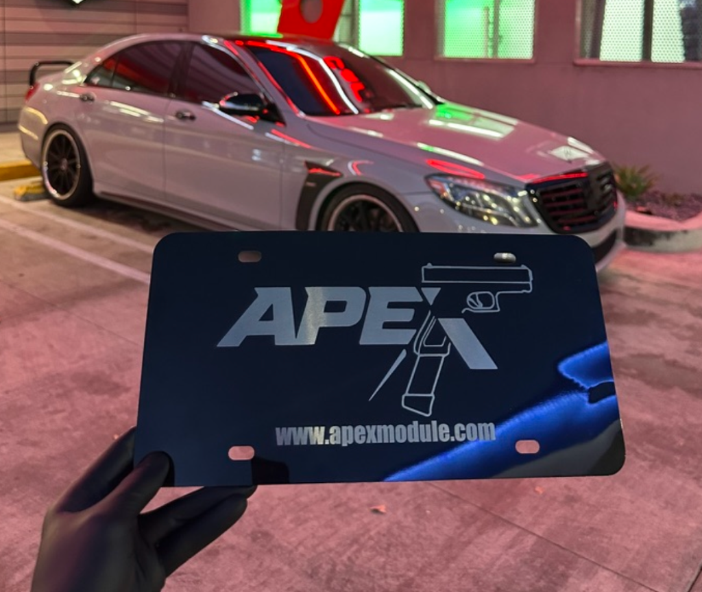 APEX License Plate Cover