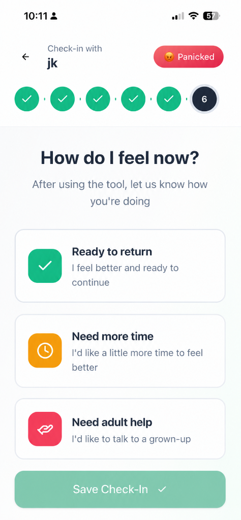 Calm Compass Home app screenshot
