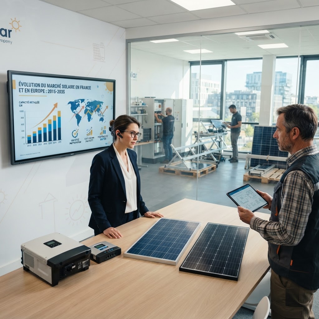 Évolution du marché solaire : cap sur l'autoconsommation