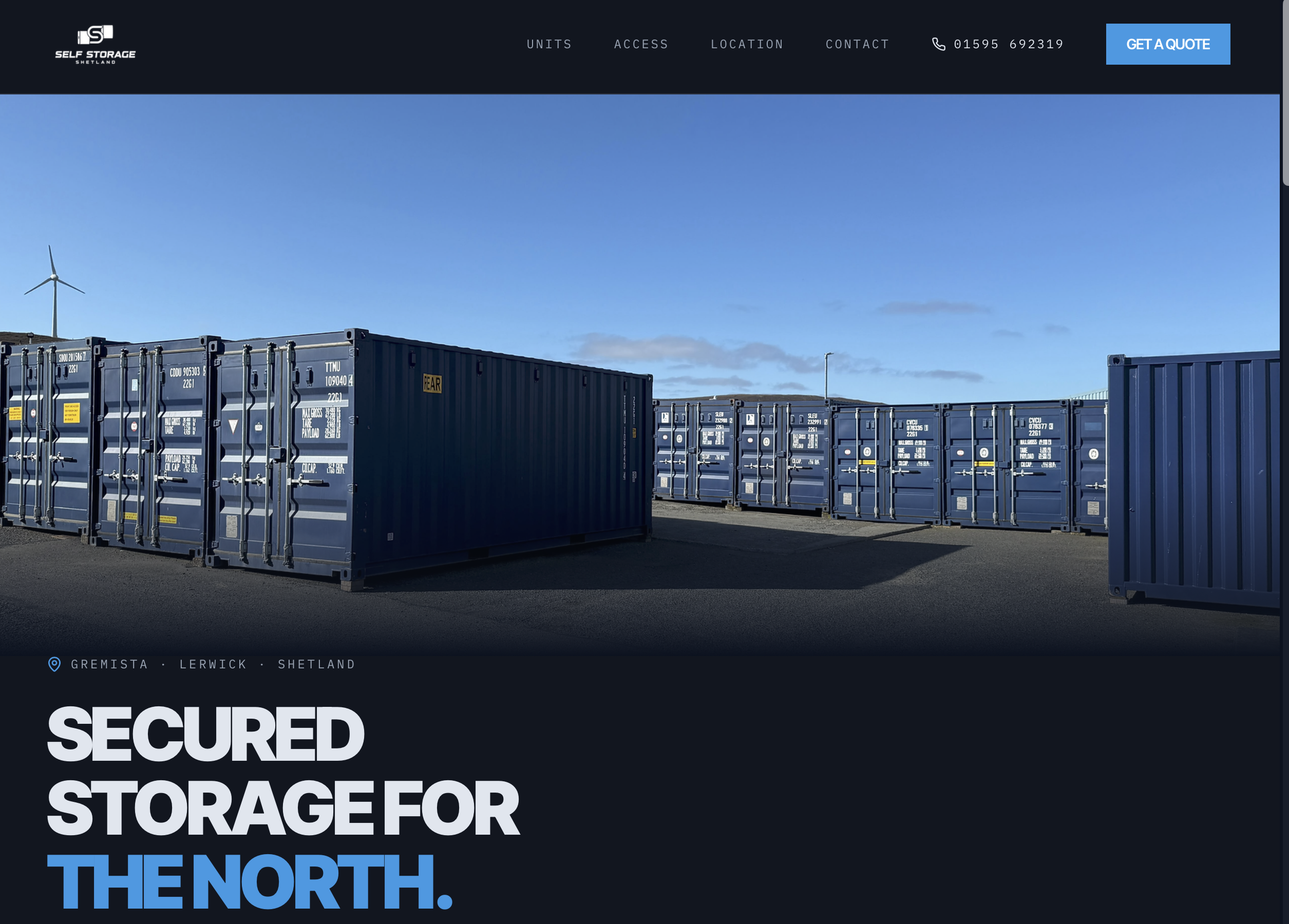 Self Storage Shetland preview