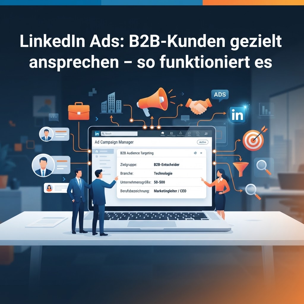 LinkedIn Ads: B2B-Kunden gezielt ansprechen – so funktioniert es