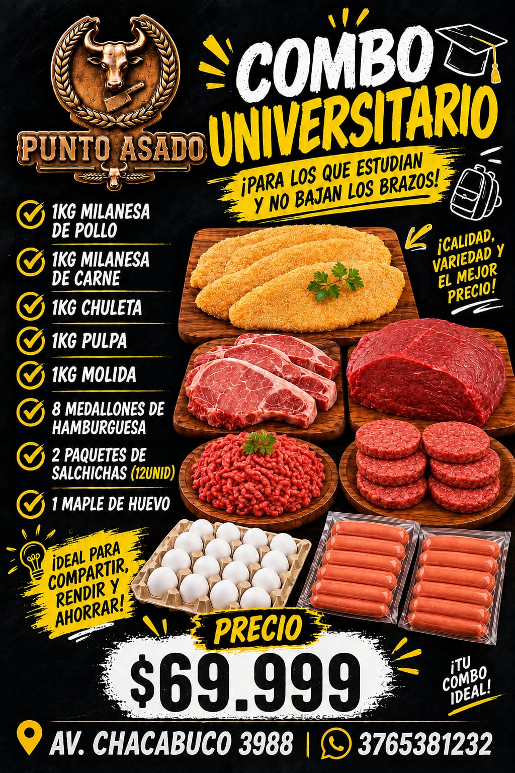 Combo Universitario