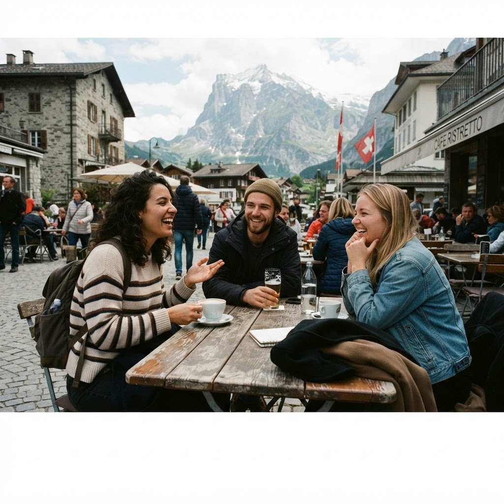 Menschen treffen sich